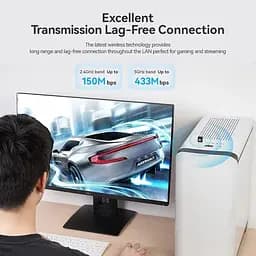 Адаптер WiFi Vention 2.4GHz/5GHz 150/433 Мбіт/с, USB - мініатюра 7