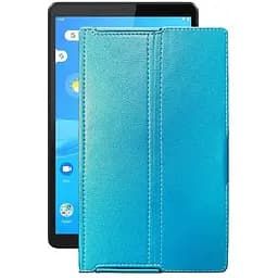 Чехол StatusCASE из экокожи для планшета Lenovo M8 TB-8705f Голубой