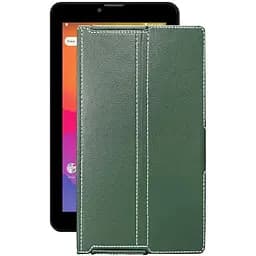 Чехол StatusCASE из экокожи для планшета Prestigio Wize 4117 3G Темно-зеленый