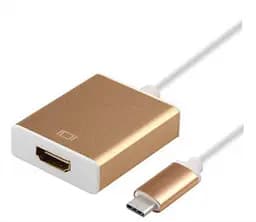 Адаптер для виведення відео type C на HDMI перехідник HDTV 4К з кабелем 15 см - мініатюра 2