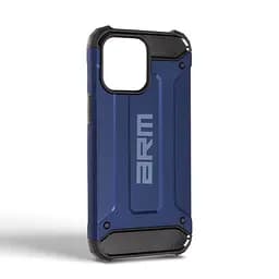 Чехол для Apple iPhone 14 Pro Max, Panzer, синий, противоударный, бронированный, милитари, панель-накладка, защита всего корпуса, защита дисплея и камеры, термополиуретан (TPU) + поликарбонат (PC), ArmorStandart (ARM70824) - мініатюра 2