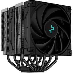 Кулер для процессора Deepcool AK620 ZERO DARK, Black, алюминий/медь, 2x120 мм, Intel 1700/1200/115x/2066/2011, AMD AM5/AM4, 260 Вт, высота 160 мм (R-AK620-BKNN