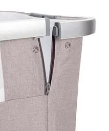 Дитяче ліжечко Carrello Aria CRL16402 Cream Beige приставне з люлькою кошиком 4 колеса метал каркас - мініатюра 9