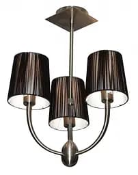 Люстра Brille с абажуром E27 60W CH (BR-473S/3)