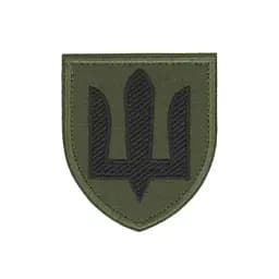 Шеврон інженерних, радіотехнічних та військ зв'язку ЗСУ колір олива