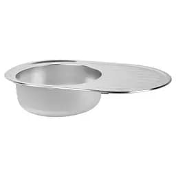 Кухонна мийка 770x500x160 мм + сифон Wezer 7750(06) Satin, Satin - мініатюра 3