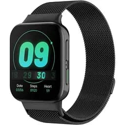 Ремінець DK Metal Milanese Loop Magnetic для Oppo Watch 41mm (black)