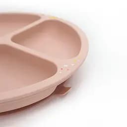 Тарілка секційна Oribel Cocoon, з виделкою та ложкою, рожевий (OR224-90013) - мініатюра 4