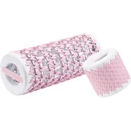 Массажный ролик Gymtek 3D регулируемый бело-розовый