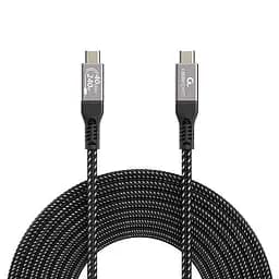 Кабель Type-C - Type-C, 1.5 м, чорний, Cablexpert, 240 Вт, 5A (CCBP-USB4-CMCM240-1.5M)