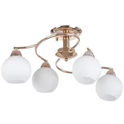 Люстра стельова Brille класична E14 60W G (LK-176C/4)