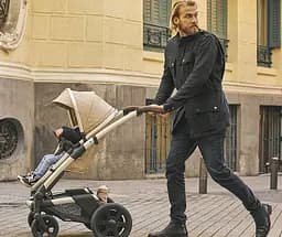 Універсальна коляска 2 в 1 Heetee Mayfair, Grey/Blue сірий з синім (MF1.N.2P.GBL) - мініатюра 11