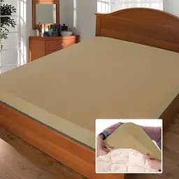 Простыня Ярослав на махровой резинке 200 x 140 x 20 диз.03 бежевый