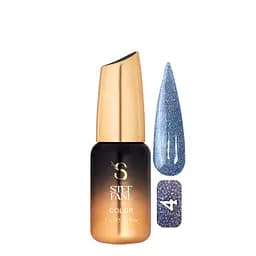 Гель-лак для нігтів із блискітками Steffani Color Gel Polish Starlight 9 мл, 04 Синій із шиммером