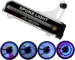 Велосипедная разноцветная светодиодная подсветка колес велосипеда Spoke Light 21 вело узор