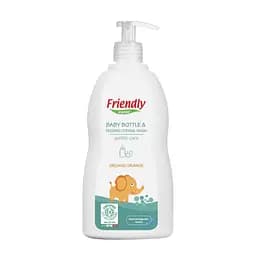 Мийний засіб для пляшечок і сосок, посуду з апельсином 500мл Friendly organic