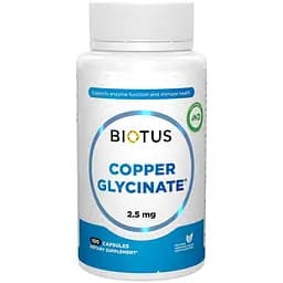 Мідь Biotus 2.5 мг 100 капсул