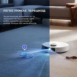 Робот-пилосос миючий Dreame Bot X40 Ultra White - мініатюра 20