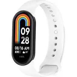 Силіконовий ремінець BeCover для Xiaomi Mi Smart Band 8 White (709398)