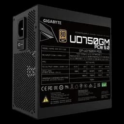 Блок живлення Gigabyte UD750GM PG5W 750W 80+ Gold (GP-UD750GM PG5) - мініатюра 2