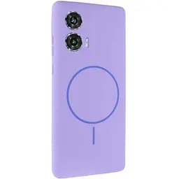 Чохол Lakshmi Silicone Cover Full Camera (AA) with MagFit для Motorola Edge 50 Fusion Бузковий/Dasheen