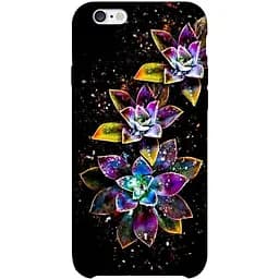 Чохол Demsky Flowers on black для Apple iPhone 6/6s plus (5.5)