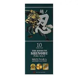 Віскі Shinobu 10 yo Blended Malt Japanese Whisky 43% 0.7 л у подарунковій упаковці - мініатюра 2