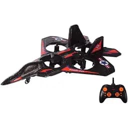 Квадрокоптер радиоуправляемый самолет-истребитель XZCUREC D01 Fighter Jet 2,4 ГГц красный для детей 6+