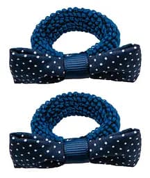 Набір резинок для волосся у вигляді метелика Titania Terry, 2 шт., блакитний (7904 GIRL B)