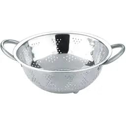 Дуршлаг Kamille 24 см с двумя ручками из нержавеющей стали (KM-4331)