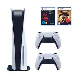 Консоль Sony PlayStation 5 Blu-ray 825GB White + 2 Геймпада бездротових DualSense White + Ravenswatch + MADiSON VR + гарантія б/в