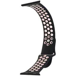 Ремешок Apple Watch Nike Sport 42/44/45/46/49 мм Черный Розовый Powder