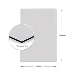Дзеркало акрилове самоклеюче Sticker Wall 400 x 600 мм x 2 мм SW-00001524 - мініатюра 3