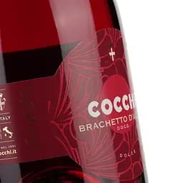 Ігристе вино Cocchi Brachetto d'Acqui, червоне, солодке, 7%, 0,75 л - мініатюра 3