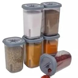 Набор спецовниц Violet House 0428 Transparent Black 6 шт. 350 мл серый (0428 Transparent Black /НАБІР/ 6 шт 350 мл)