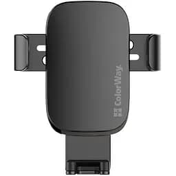 Універсальний автотримач ColorWay Metallic Gravity Holder 3 Black (CW-CHG14-BK)