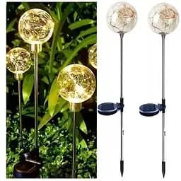 Ліхтарі Sun Lamp на сонячних батареях садові 20LED 2 шт