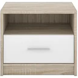 Тумба приліжкова Gerbor Непо KOM1S дуб сонома Німфея альба (GRB-1368)