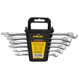 Ключи рожково-накидные Sigma 6 шт 8-17 мм CrV satine (6010101)