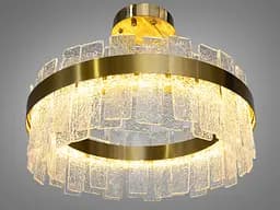 Світильник підвісний LED Diasha 817/500BR 110W, 6050 лм, бронза, регульована висота, для коридору - мініатюра 2