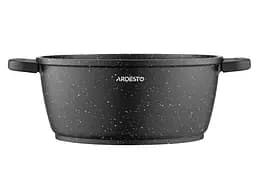 Каструля Ardesto зі скляною кришкою Gemini Anzio 4.4л алюміній чорний kuh0014757 - мініатюра 9