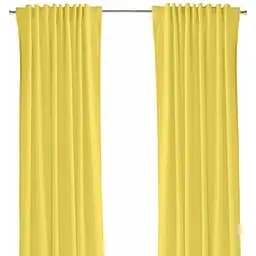 Шторы на кухню и комнату Cosas Mimosa 180х250 см 2 шт желтый (Curtains_03Summer_DUK_180x250)