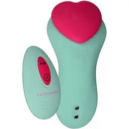Вибратор FairyGasm HeartGem 10 см зеленый