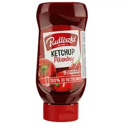 Кетчуп Pudliszki томатний гострий 480 г (896257)
