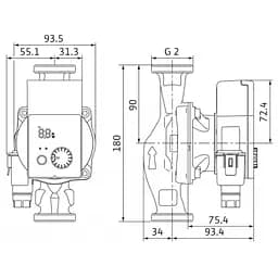 Циркуляційний насос Wilo Yonos PICO 30/1-4 (4215519/ст.4164015) - мініатюра 2