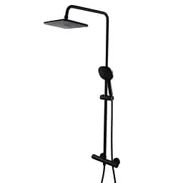 Душова система Globus Lux Termostatic R GLA-0040T-BB, Чорний матовий - мініатюра 5