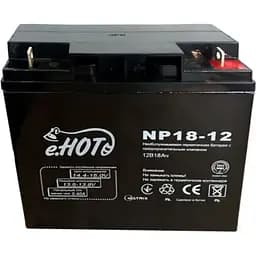 Аккумулятор Enot AGM 12V (12V/18Ah/216Wh) (NP18.0-12) [154030]