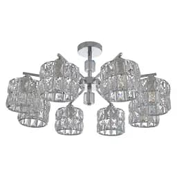 Люстра стельова Brille для вітальні E27 50W CH (BR-01 467S/8)