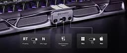 GravaStar Клавіатура магнітна Mercury V75 Pro 80keys, GravaStar x Gateron Jade Gaming, USB-A, 8k, RGB, Iron Purple - мініатюра 7