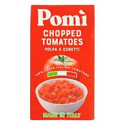 Томати Pomi нарізані кубиками очищені 1000 г